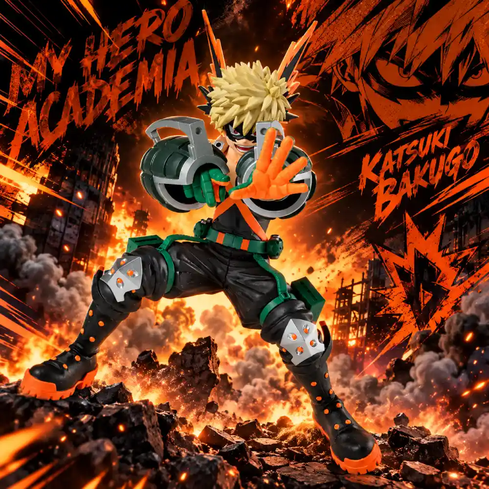Anime Figure Ichiban Kuji (IK) Banpresto My Hero Academia Katsuki Bakugo Prize B anime figure — photo 2