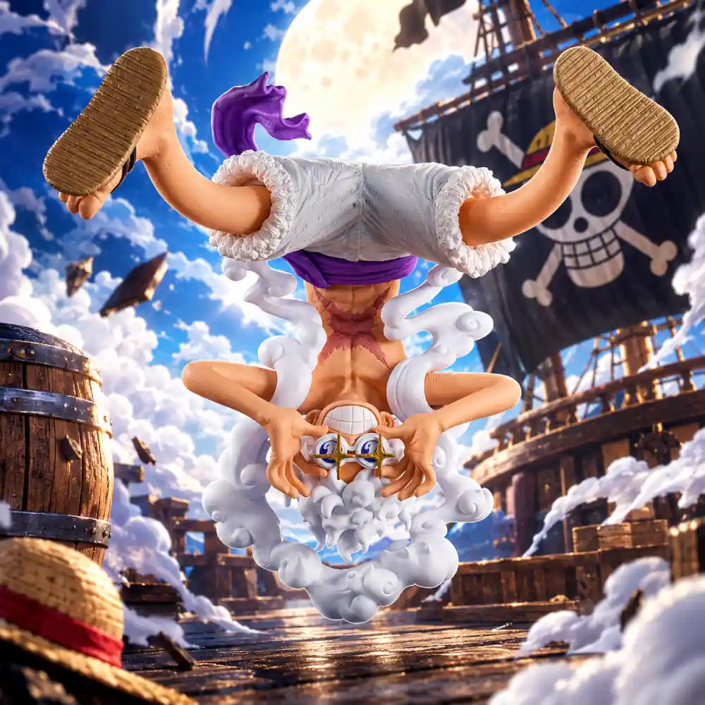 Banpresto Anime Figure Monkey De Luffy Gear 5 | King of Artist anime figure — photo 2