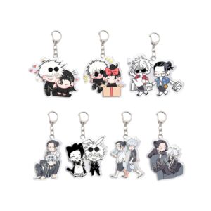Anime Keychain Jujutsu Kaisen  Gojo Satoru and Geto Suguru