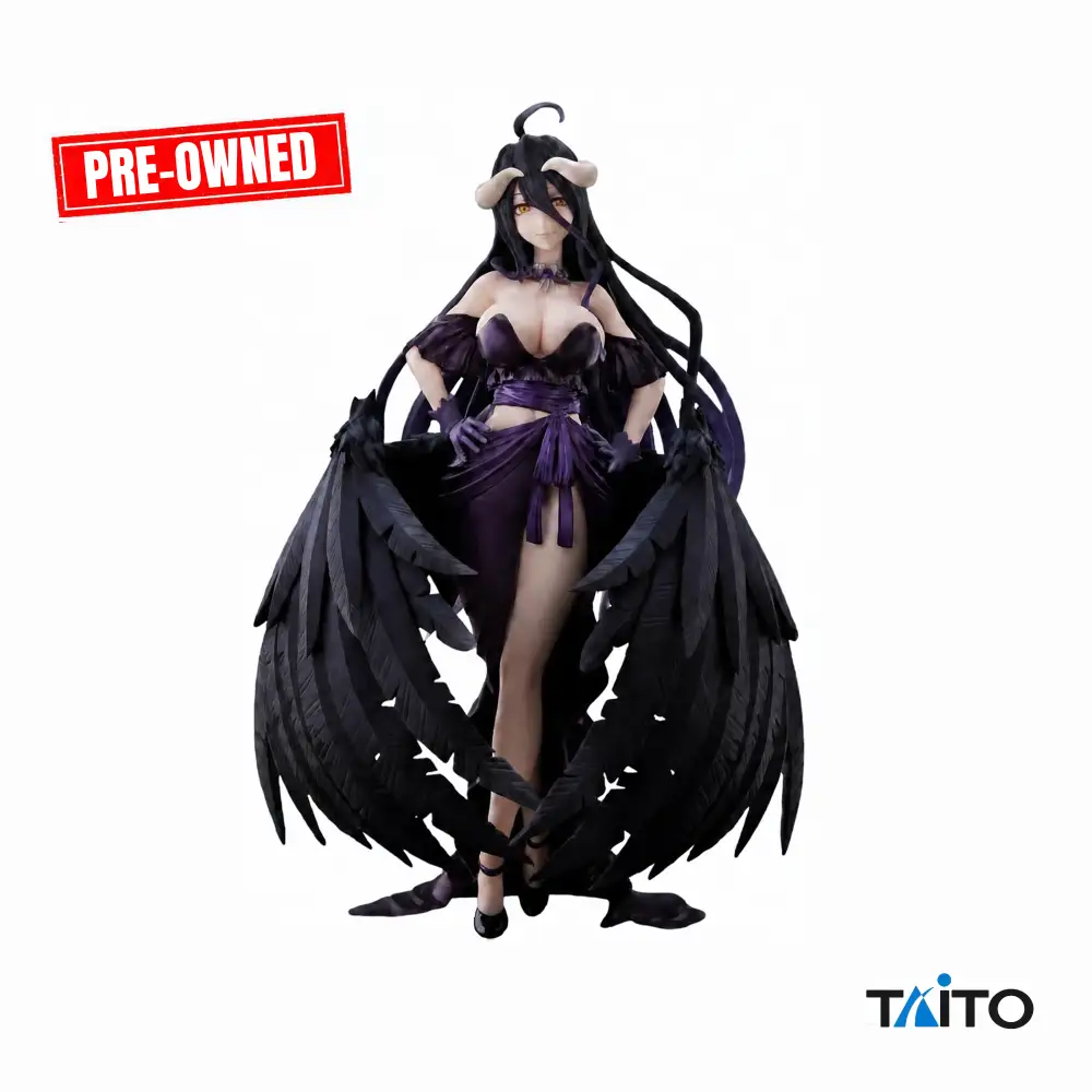 Taito Overlord IV Albedo Black Dress ver. Artist MasterPiece+ [Pre-owned] anime figure